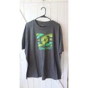 Vintage DC T-Shirt Men's XX LARGE DCSHOECO DC Gray Pullover